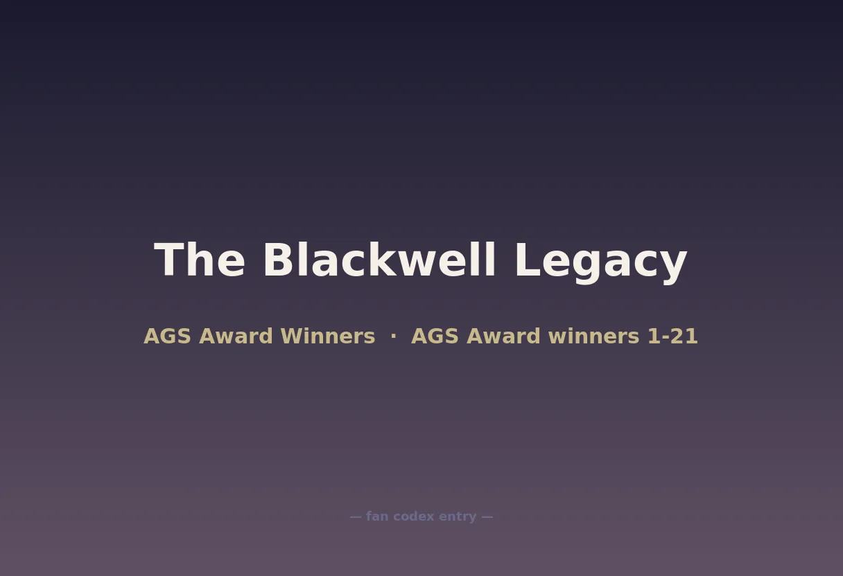 The Blackwell Legacy